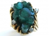 A Gold, Emerald and Diamond Ring, c 1960-5